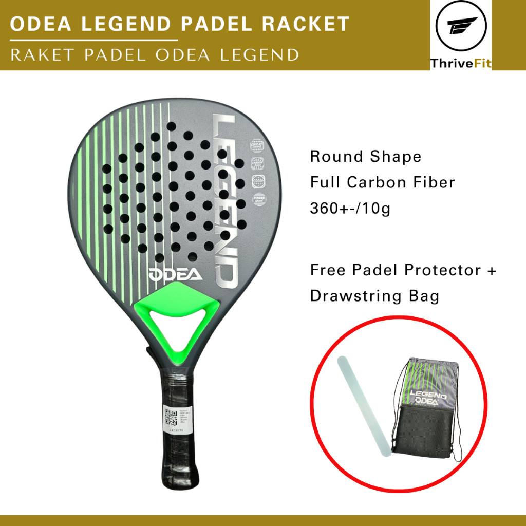 ODEA Padel Racket / Raket Padel Odea Full Carbon