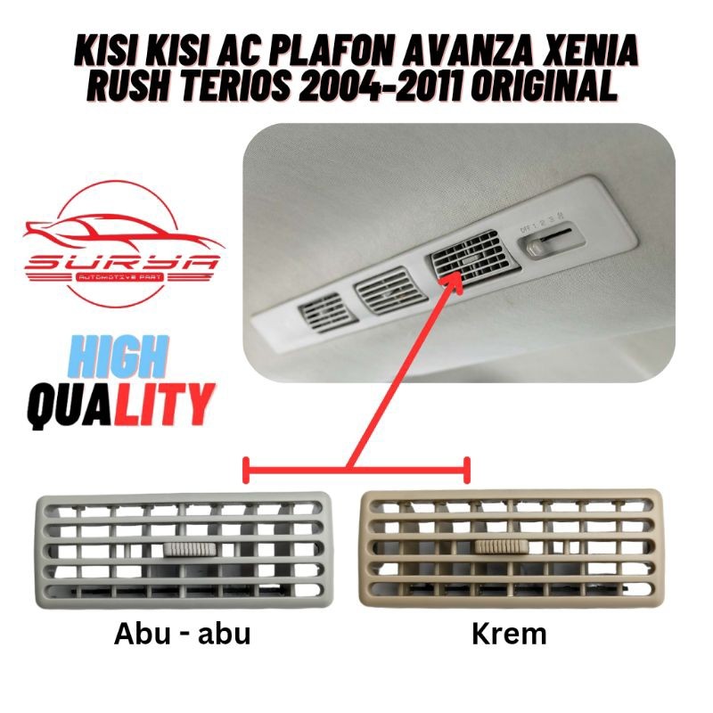 Kisi Kisi AC Plafon Mobil Avanza Xenia Rush Terios 2004-2021 ORIGINAL