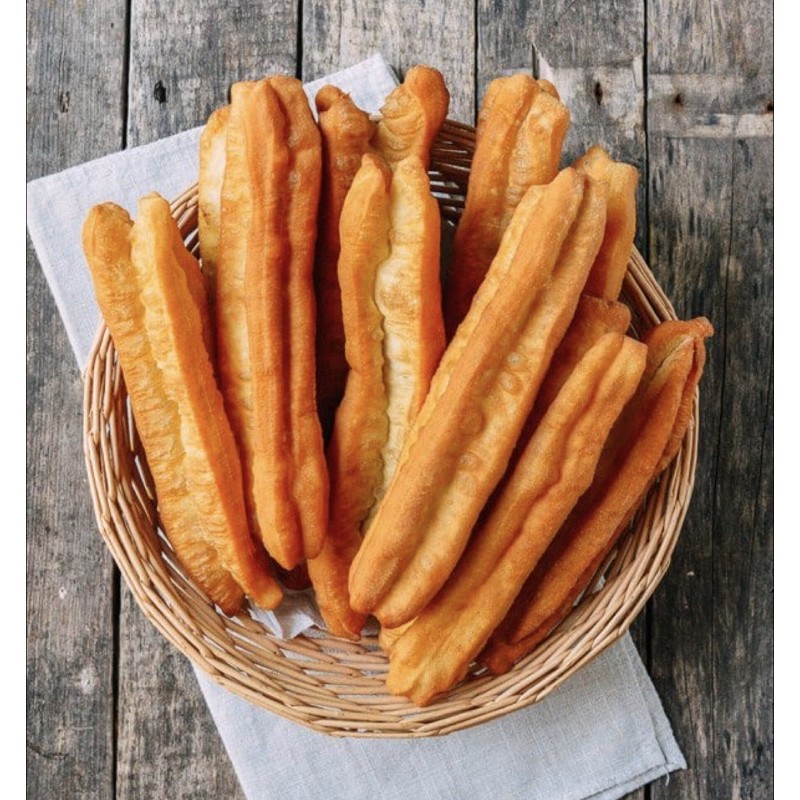 cahkwe cakwe roti goreng youtiao frozen beku isi 10 pcs - BwerkahShop88