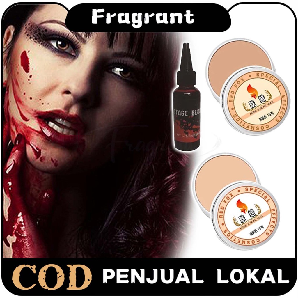 Skin Wax Makeup Halloween Makeup / Fake Blood Halloween Darah Palsu Professional