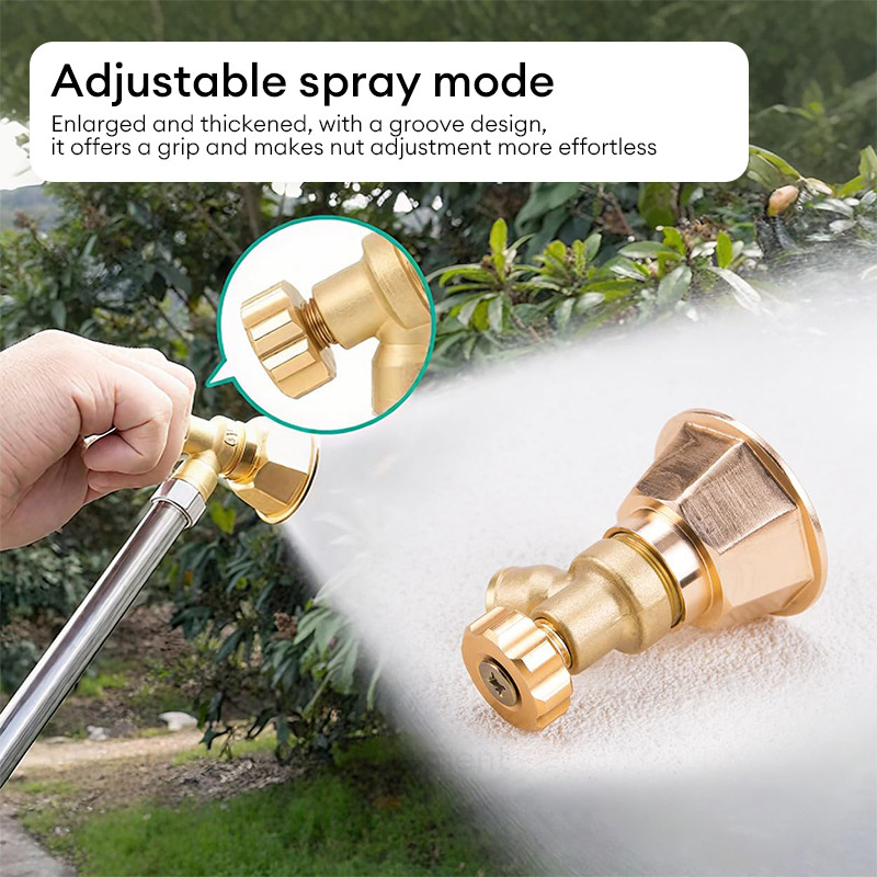 Semua Tembaga Nozzle Sprayer Kepala Semprotan Tanaman Sprayer Nozzle Nozel Sprayer Adjustable odd