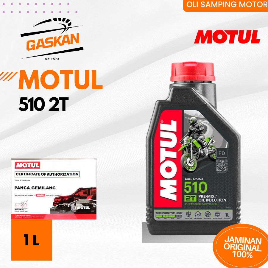Oli Samping 2T Motul 510 1L (Dijamin Ori 100%)
