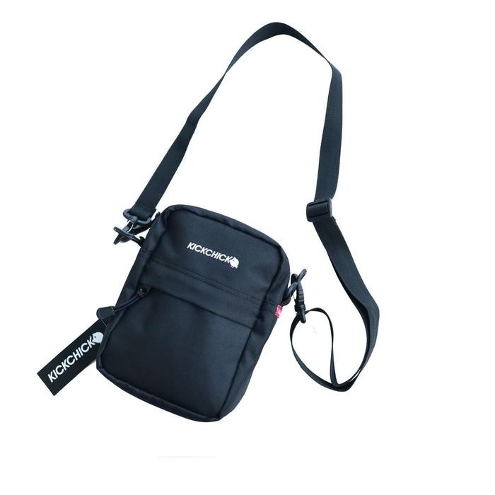Kickchick Mini Slingbag Bucks Series Slempang Sling Bag | Black Yellow Green Red Transparan - BLACK