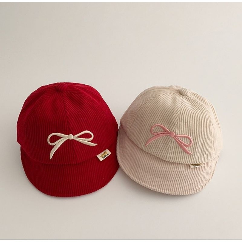 Topi Anak Perempuan Topi Korean Style Anak Perempuan Topi Bow Anak Cewek