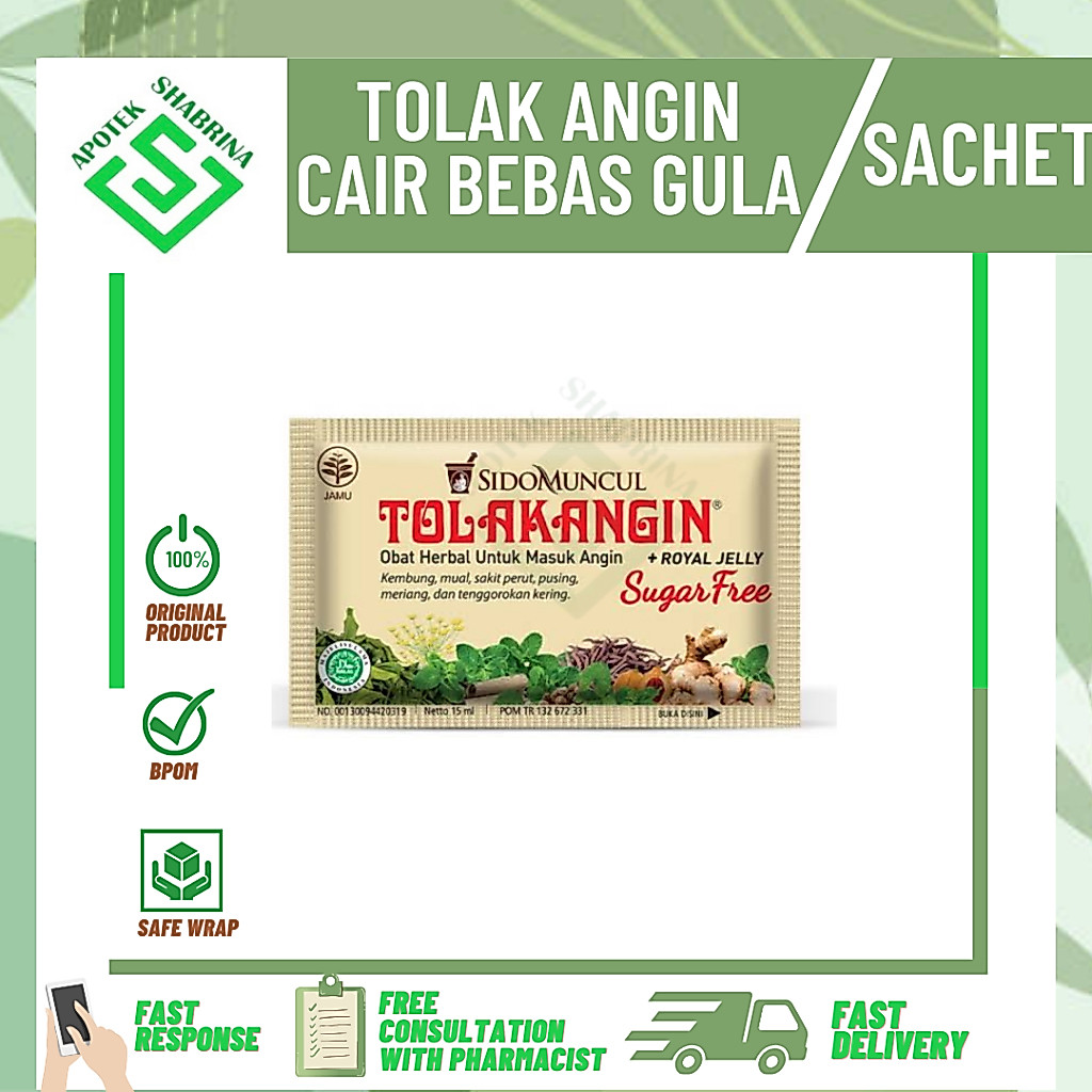 TOLAK ANGIN CAIR BEBAS GULA Sachet