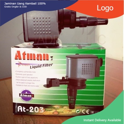 Atman 203 pompa Aquarium Sirkulasi aquarium pompa celup