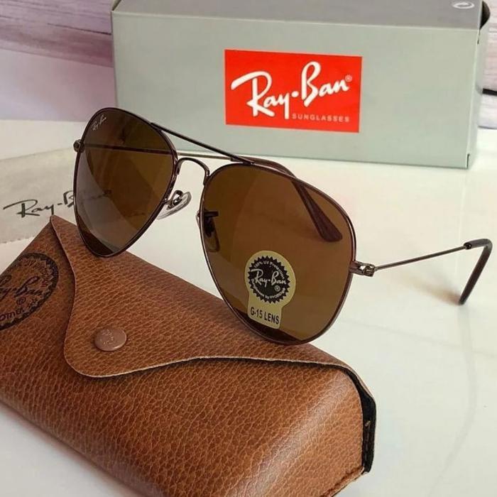 Kacamata Original Rāybān RB3026 Aviator Full Brown