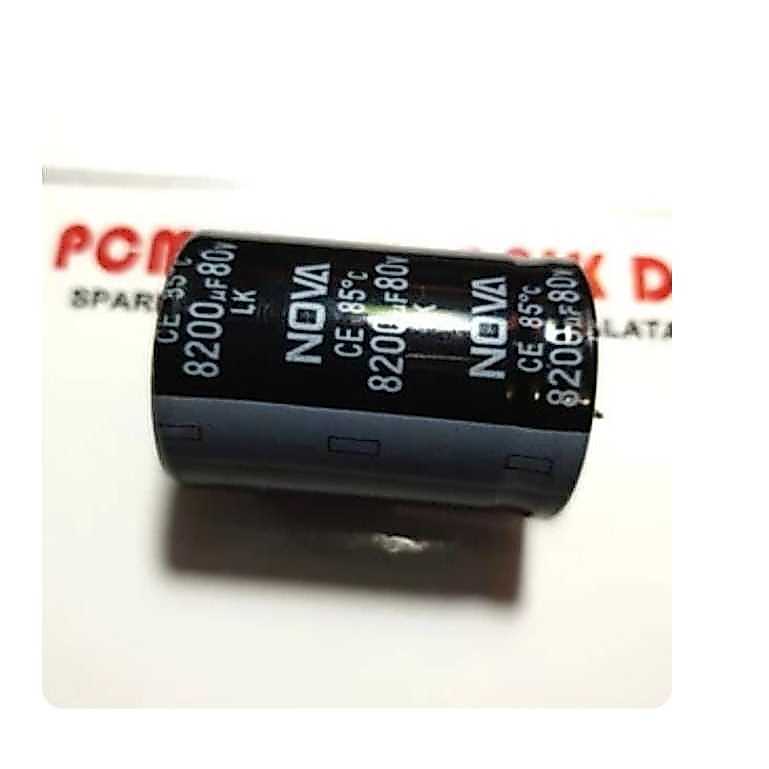 RH9218 New Capasitor Kapasitor Elco 8200uf 80volt 8200 uf 80v by PCM LTC GLODOK