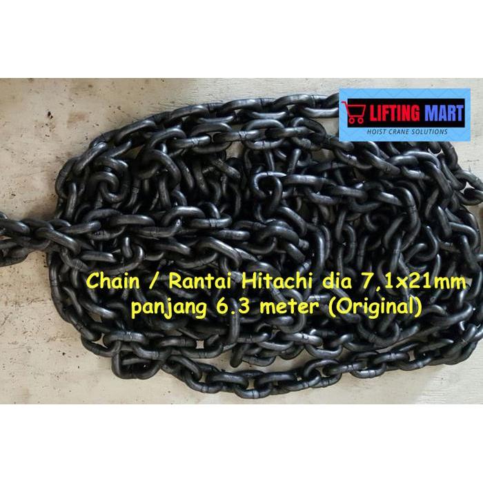 Chain / Rantai Hitachi dia 7.1x21mm 6,3 meter for Chain Hoist Hitachi
