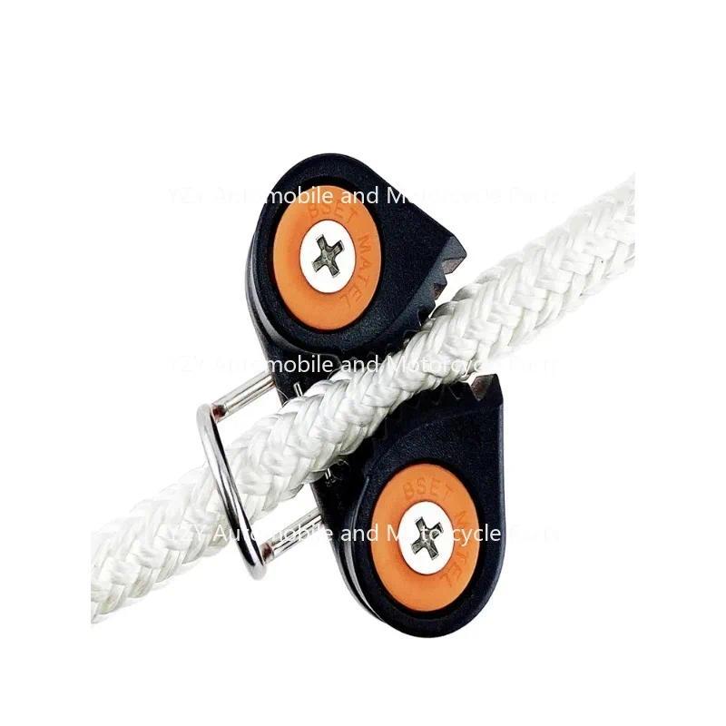 Composite 2 Row Matic Ball Bearing Cam Cleat Marine Boat Fast Entry Rope Cam Cleat  Wire Fairlead Sa