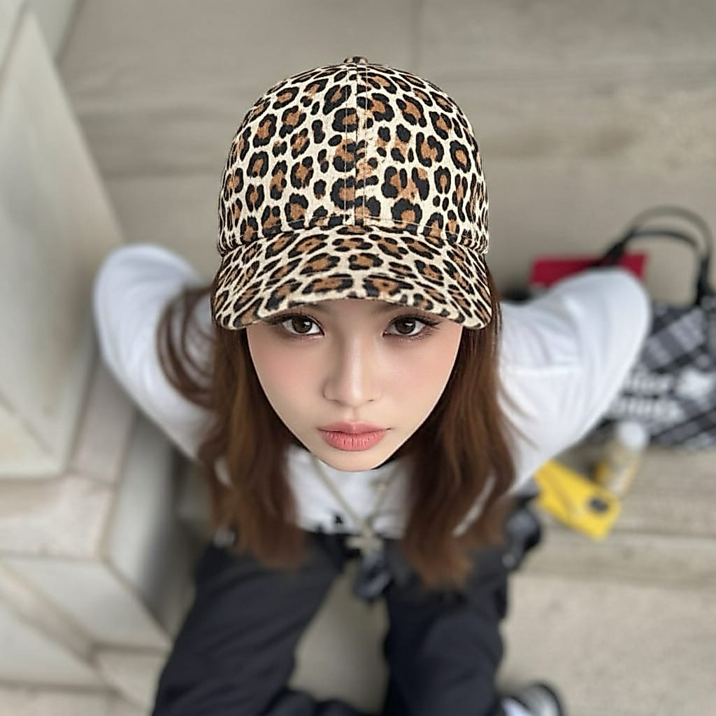 Free Box Topi Leopard / Topi Skena Leopard