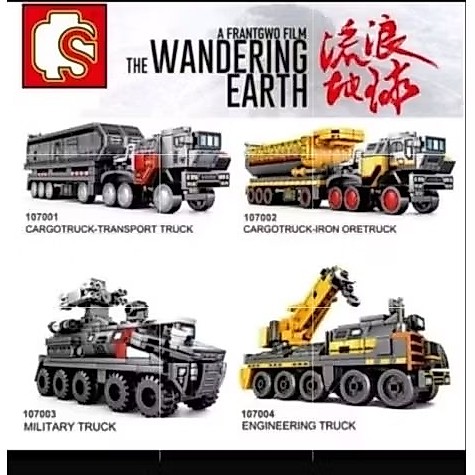 mainan balok susun edukatif Brick Sembo Block Army 105562 Swat Tank Iron Blood Heavy Equipment brick