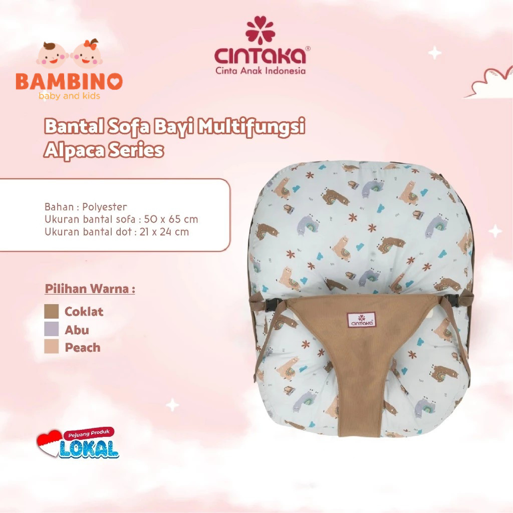 Sofa Bayi Cintaka Bantal Sofa Bayi Alpaca Series CBB3418
