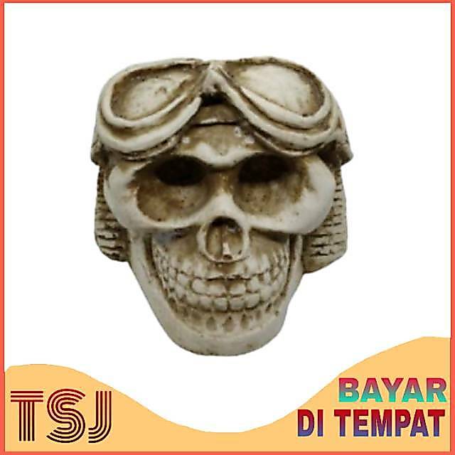 Asbak Tengkorak Berkacamata