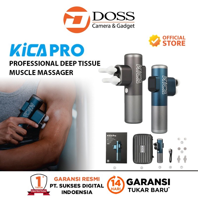Kica Pro Double Head Percussion Muscle Massage Gun
