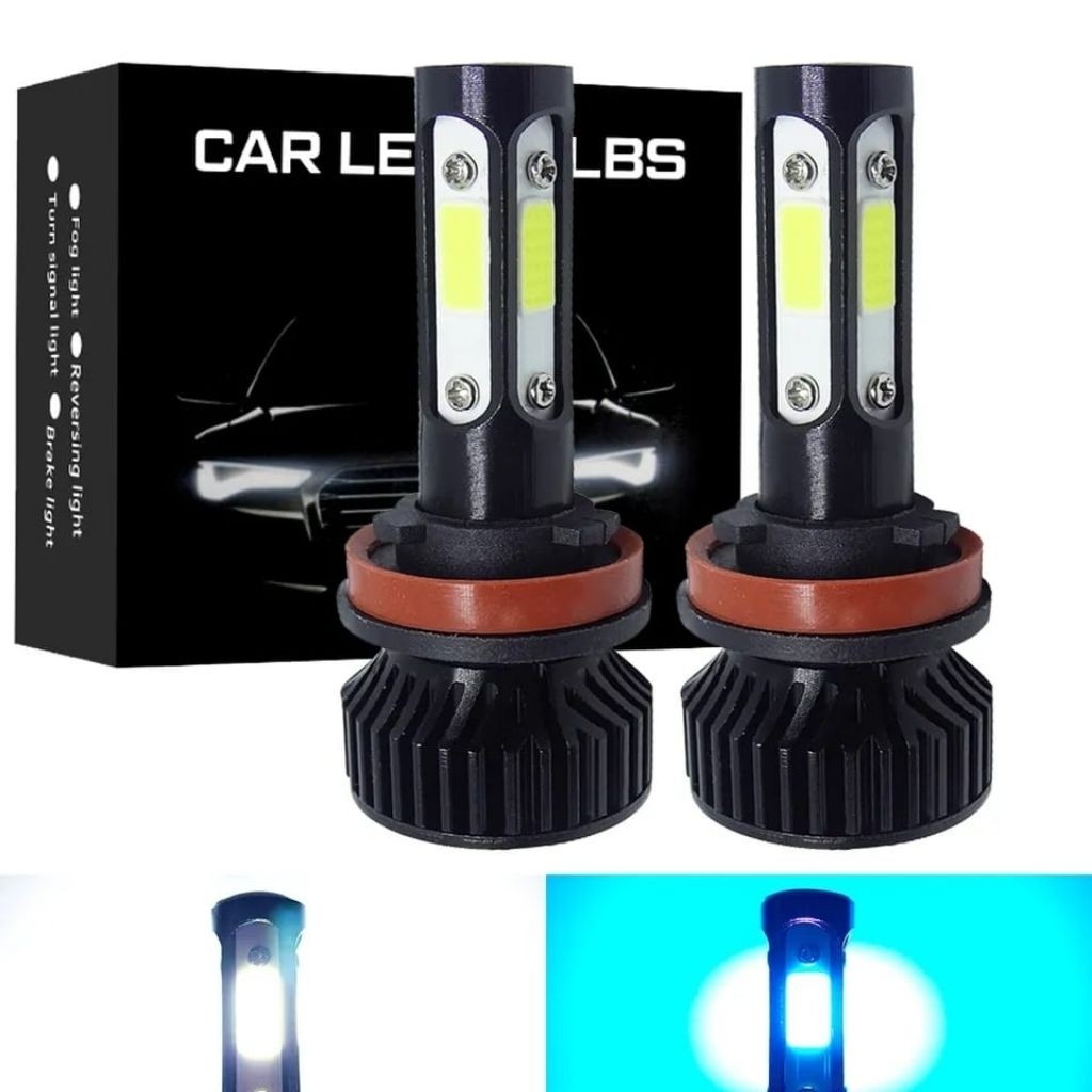 Lampu Foglamp H11 H16 H8 H9 Led 4 Sisi Lampu Kabut Mobil