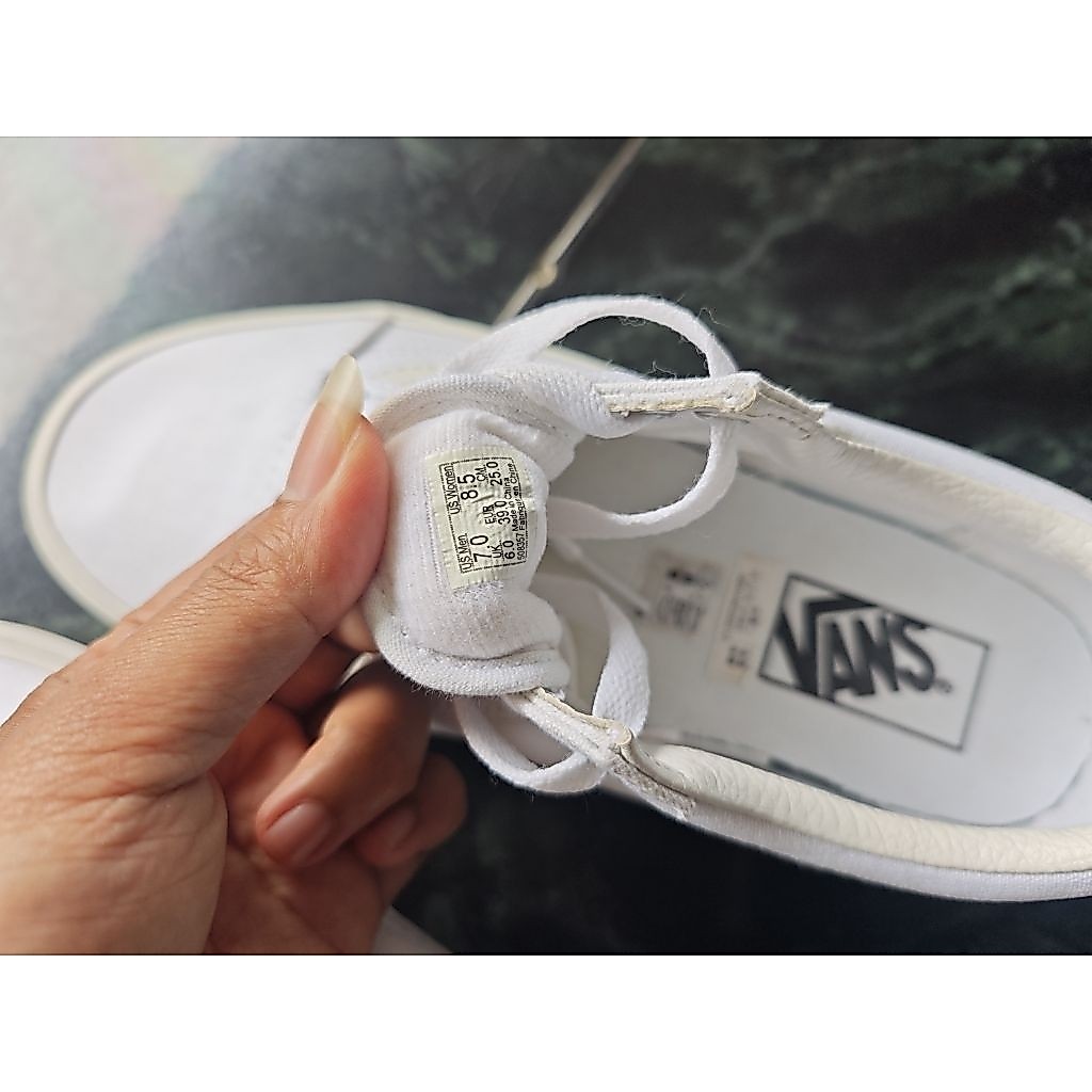 vans oldskool white size 39 insol 25