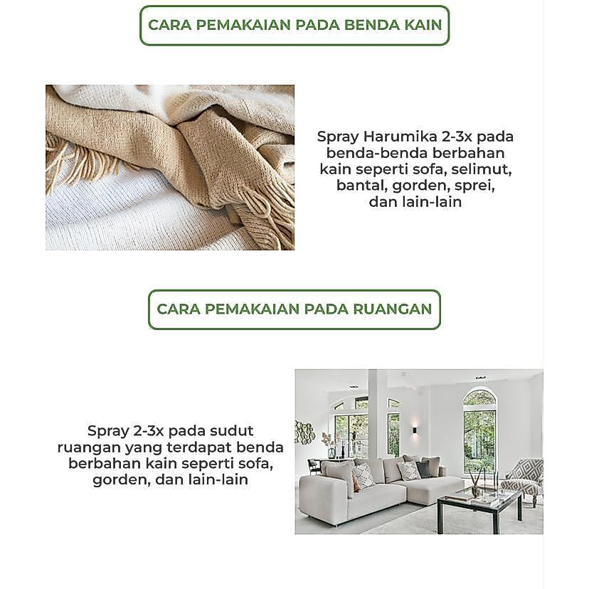 HARUMIKA DEEP OCEAN LINEN SPRAY & ANTI BACTERIAL