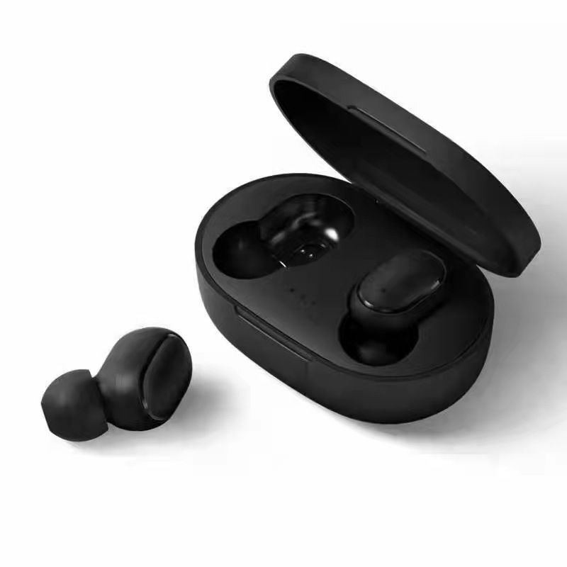 Earphone Bluetooth TWS Bentuk Kacang Mini Ultra-Kecil, Headphone Nirkabel Bluetooth In-Ear Mini Pere
