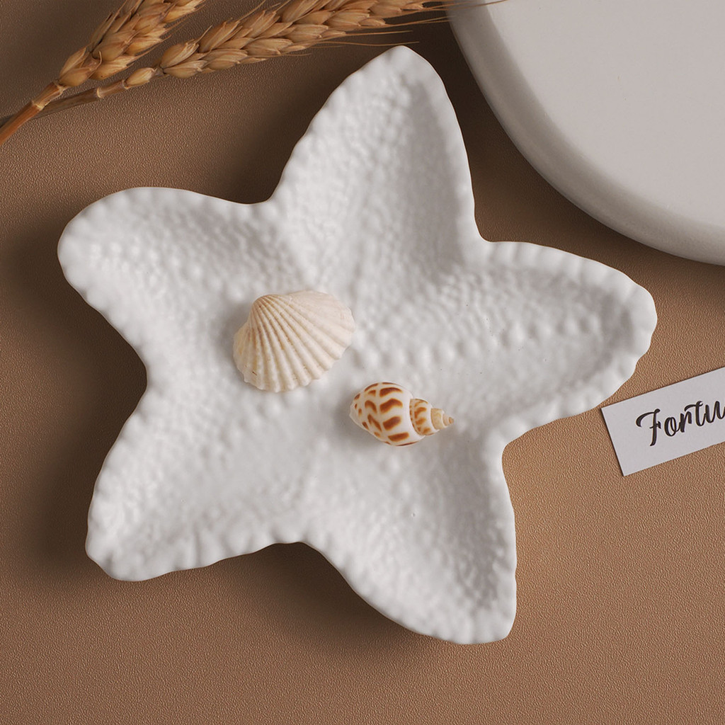 

Starfish Dish Silicone Mold Starfish Jewelry Storage Tray Plaster Mold DIY Jewelry Storage Concrete Cement Mould Home Decoration