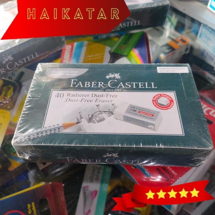

STIP penghapus faber Castell kecil nomor 40 harga 1 pack isi 40 pcs