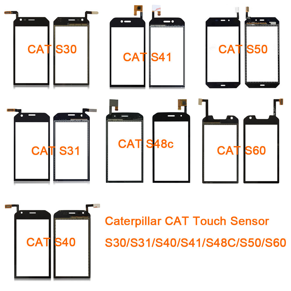 For Caterpillar Cat S30 Tou  Screen gitizer CAT S40 Tou  Screen Sensor For Caterpillar S31 S41 S48C 