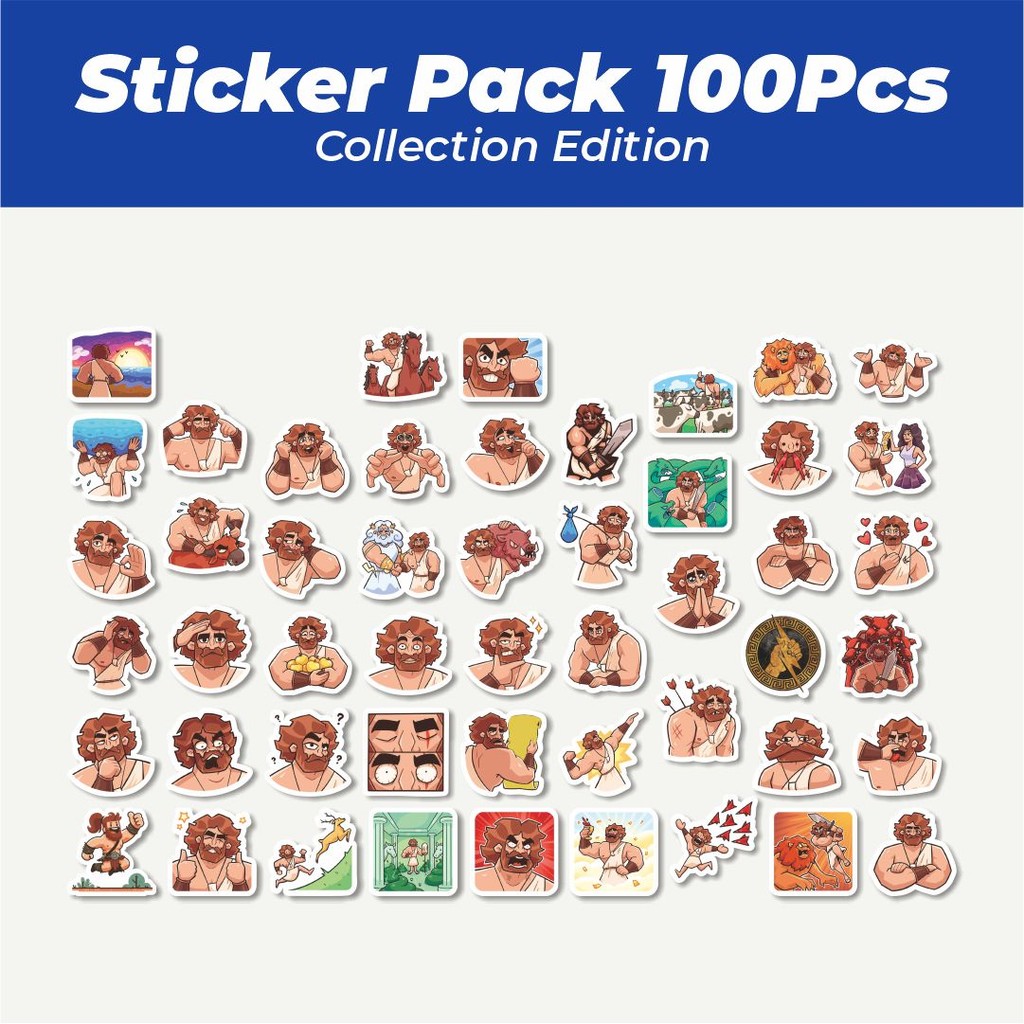 

Hot Stiker Kartun Funny Hercules Lucu Anti Air Stikers Berperekat Waterproof Sticker Decal Buat Motor Helm Buku Journal Koper Casing HP Laptop Botol Minum