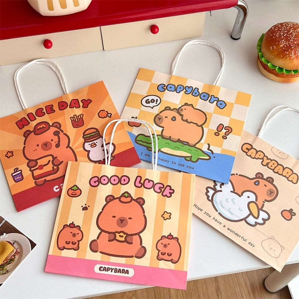 

[GAMGAM] Capybara Series Paper Bag Hampers Kantong Kado Gift Bag Goodie bag