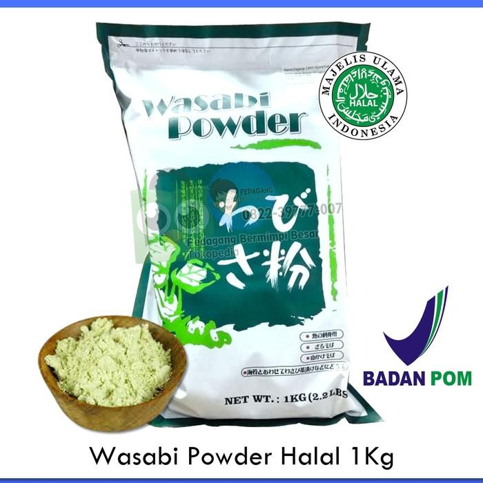 

promo Wasabi Powder Halal 1Kg | Wasabi Bubuk Halal 1Kg terlaris