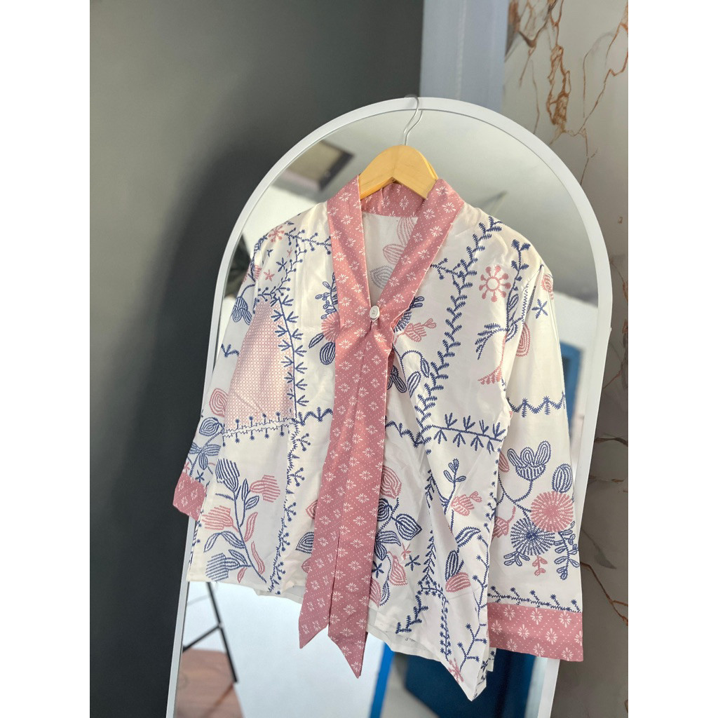 Baju Batik Wanita Modern Atasan Blouse Batik Kerja Kantor Wanita (COD) BLOUSE OUTER//BLOUSE KERJA//B