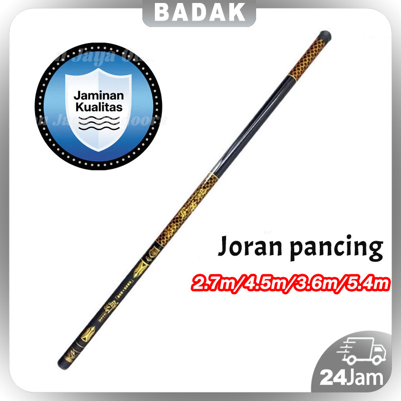 Joran Tegek Batik 360 450 540 Carbon Medium hard/joran tegek/joran tegak