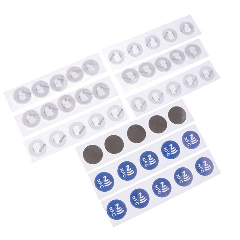 

1/20/50Pcs 2.5cm NFC Labels Stickers Badges Label Sticker RFID Electronic Tag Rewritable Secret Key Sticker NFC Tags