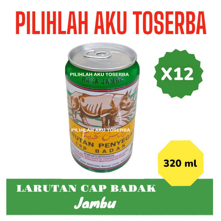 

Larutan Penyegar CAP BADAK Rasa JAMBU KALENG 320 ml - ( HARGA 12 Kaleng )