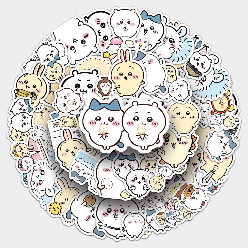 

10/30/50PCS Chiikawa Cute Jiikawa Cartoon Stickers Decoration Suitcase Scrapbooking Phone Laptop Stationery Kid's Toy Sticker