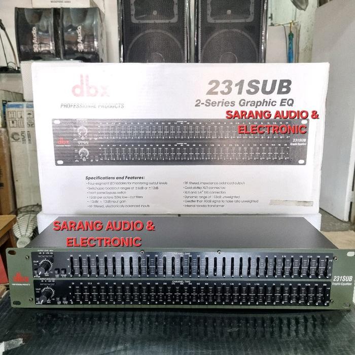 EQUALIZER 231 + SUBWOOFER EQUALISER 231 PLUS SUBWOOFER 231 SUB