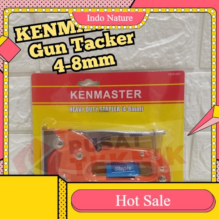 

【I_NATURE】BISA COD!!! STAPLER GUN BESI 4-8 MM - GUN TEKER KENMASTER - STAPLES GUN KENMASTER
