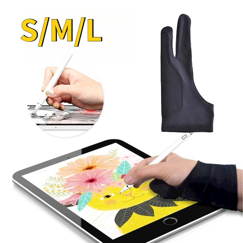Drawing Glove Sarung Tangan Gambar Artist Drawing 2 finger Untuk Pen Tablet Huion Veik