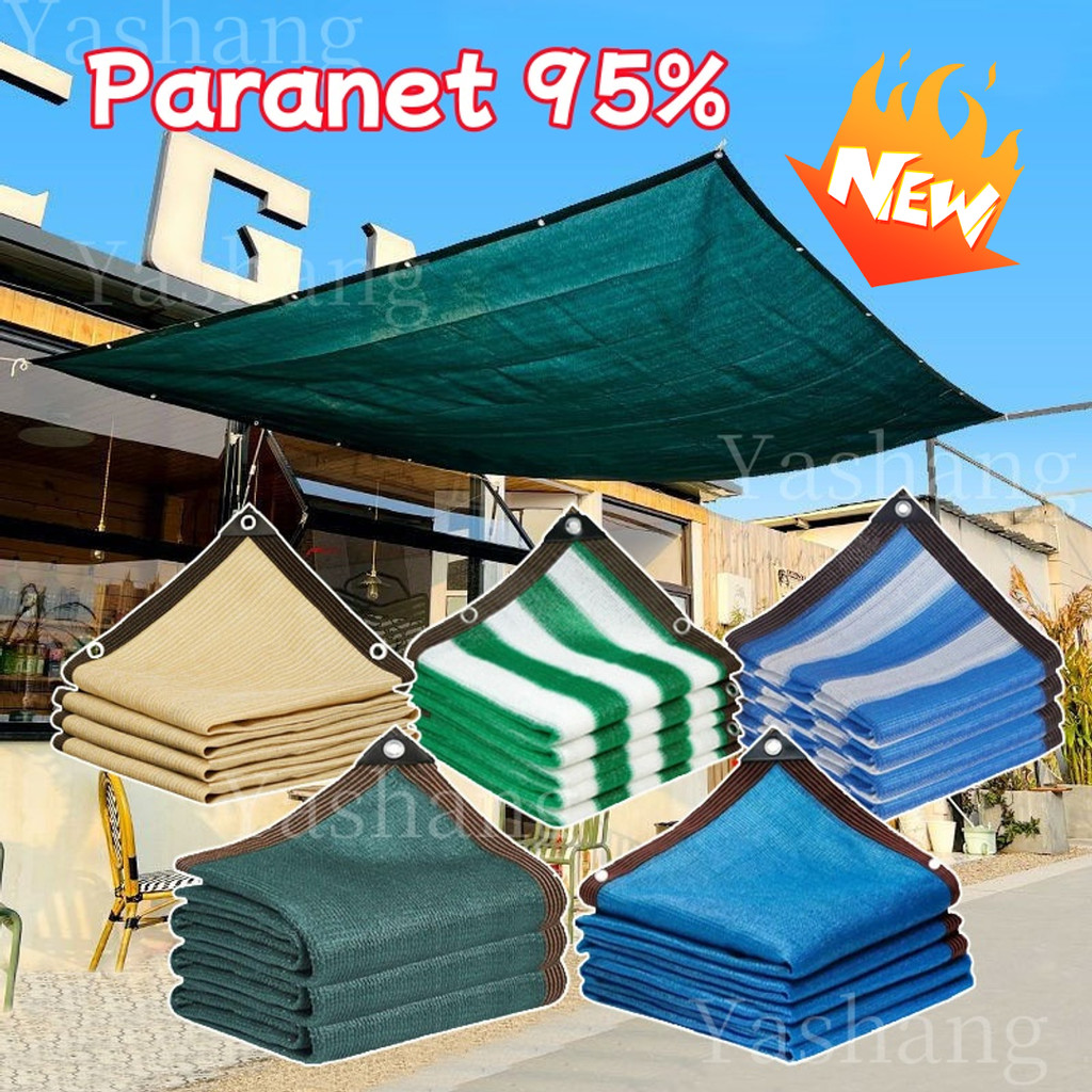 Paranet 95% Anti UV Jaring Paranet Pelindung Tanaman Rumah Kaca Jaring Tabir Sun Shade Net Outdoor