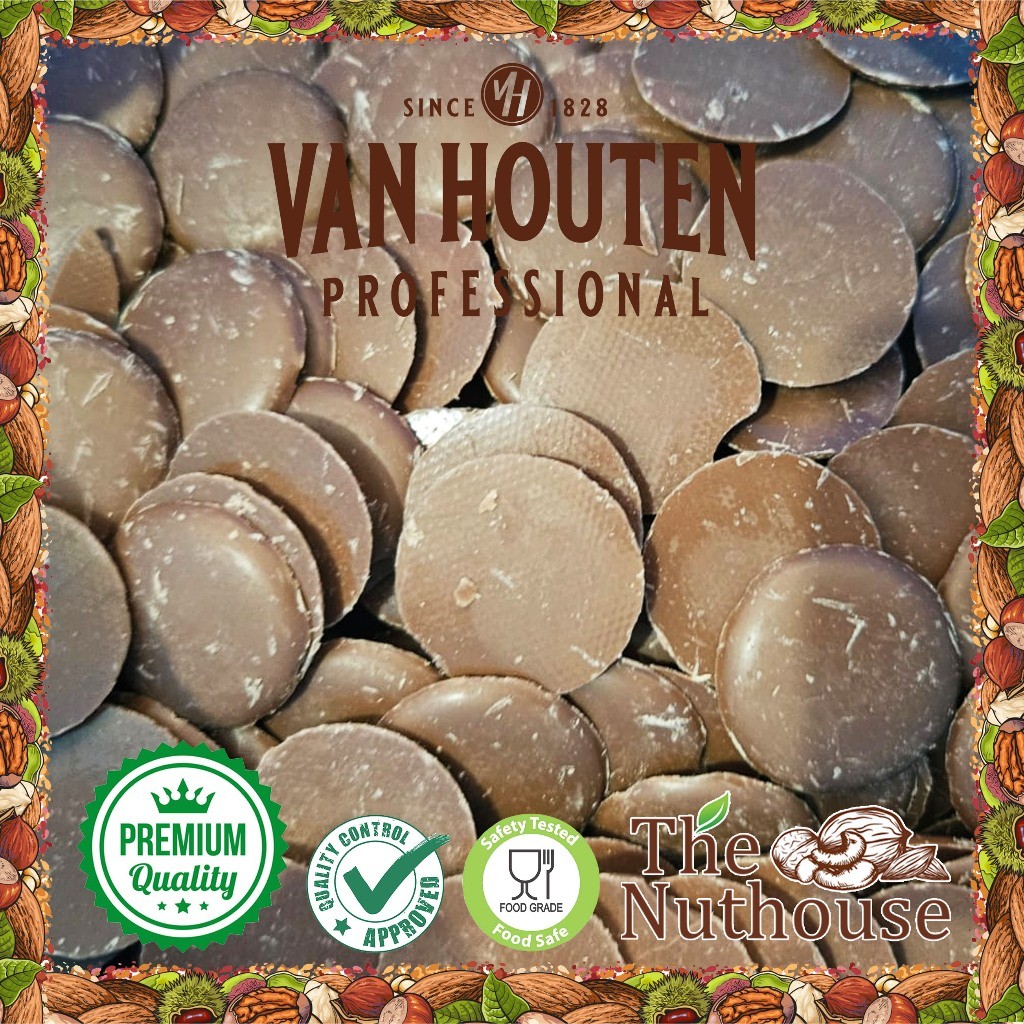 

Van Houten MILK Compound Coin SUSU / Coklat Baking Professional Cokelat Susu Repack [Ukuran 1kg / 500gr / 250gr/ 100gr] HALAL Terlaris
