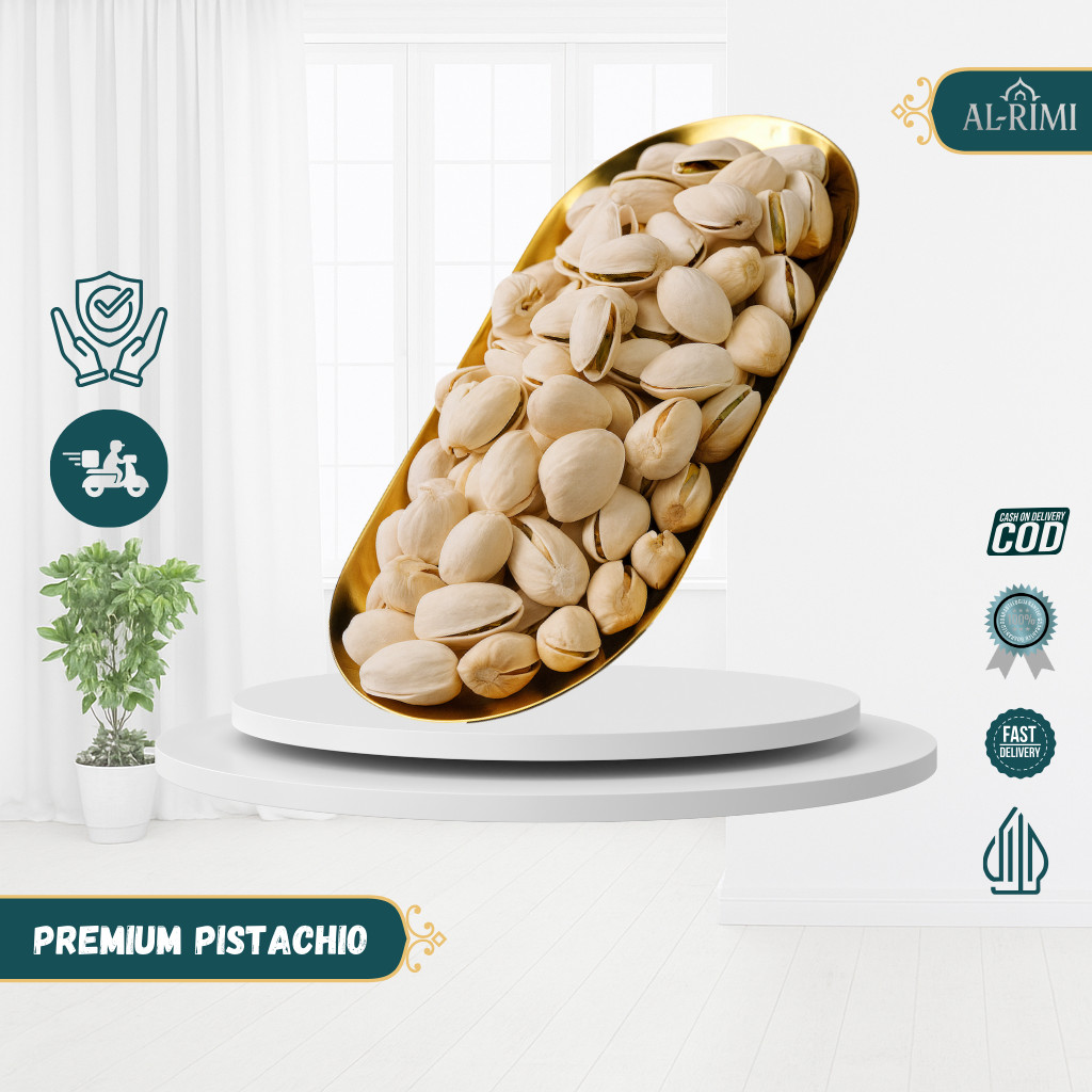 

Kacang Pistachio | Pistachio Putih | Kacang Pista 250g | 500g | 1kg From Rimi