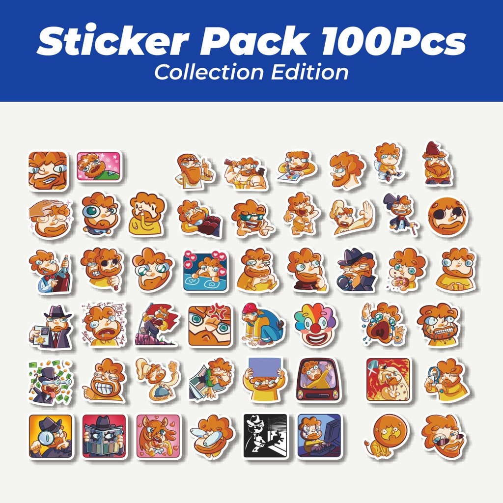 

Hot Stiker Kartun Just Slavik Lucu Anti Air Stikers Berperekat Waterproof Sticker Decal Buat Motor Helm Buku Journal Koper Casing HP Laptop Botol Minum