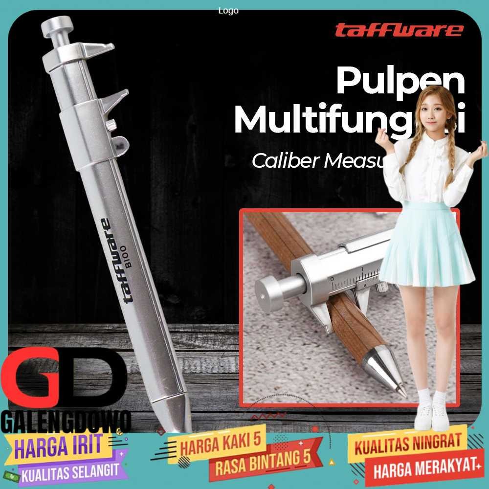 

Taffware Pena Pulpen Ballpoint Pen Caliber Measuring Tool Scale Ruler - B100