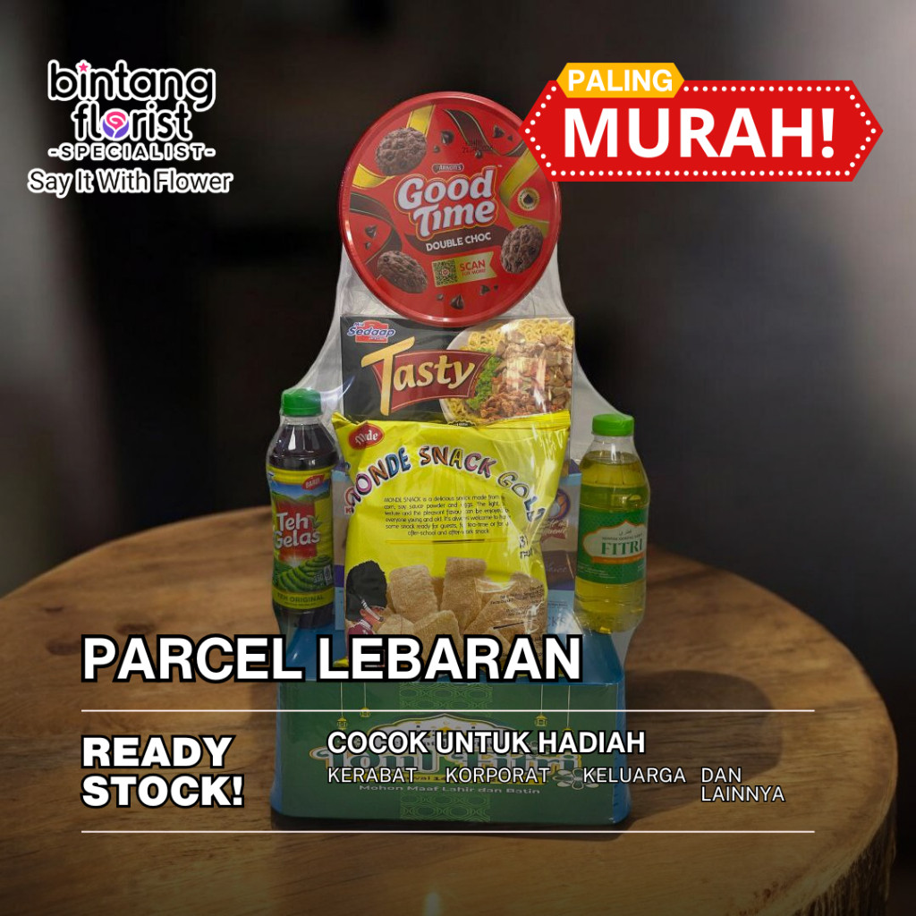 

PALING MURAH!!! Parcel Bingkisan Ramadhan Lebaran Idul Fitri 2025 Surabaya Bisa Tambah Kartu Ucapan Pengiriman Yang Sama - Bintang Florist
