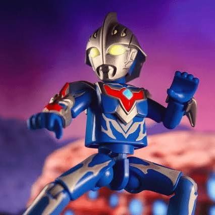 Blokees Original Open for Check Blind Box Ultraman GV11 Nexus Junis Blue Figure