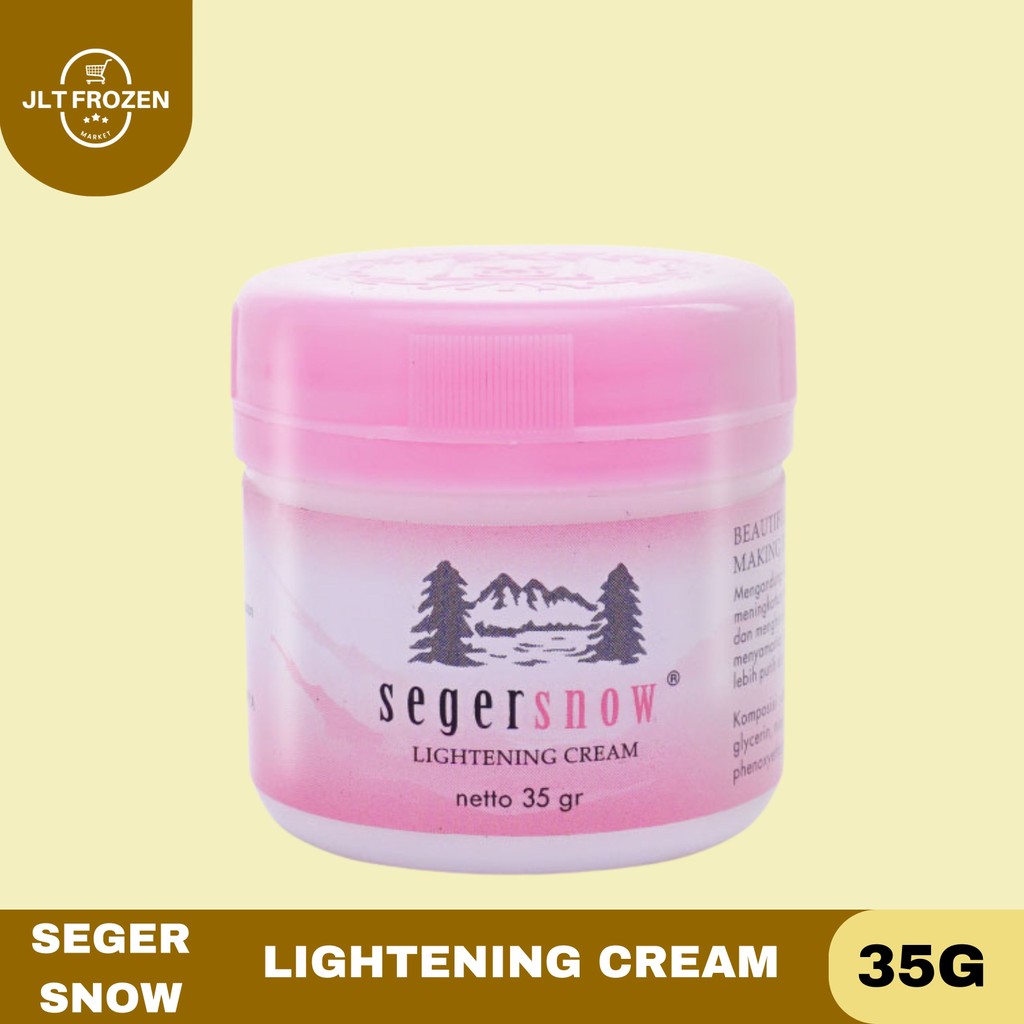 Seger Snow Lightening Cream 35g / Haslin Seger Snow Pink
