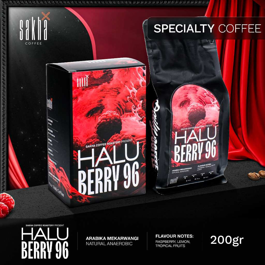 

HALU BERRY 96 Kopi Arabika Coffee Filter Specialty Arabica Coffe Bean