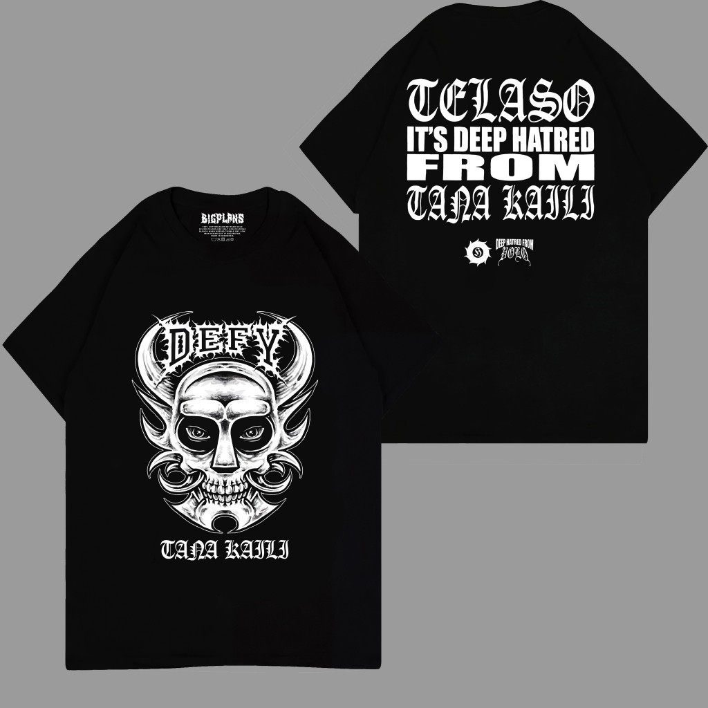 DEFY HC - TANA KAILI / KAOS BAND HARDCORE DEFY HC / KAOS MUSIK DISTRO TERLARIS