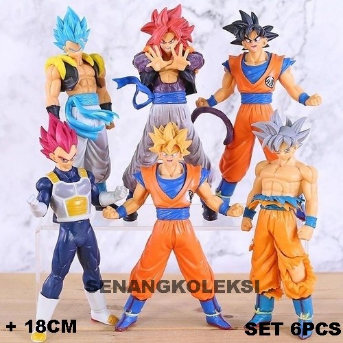 Figure set 6 dragon ball son goku Termurah