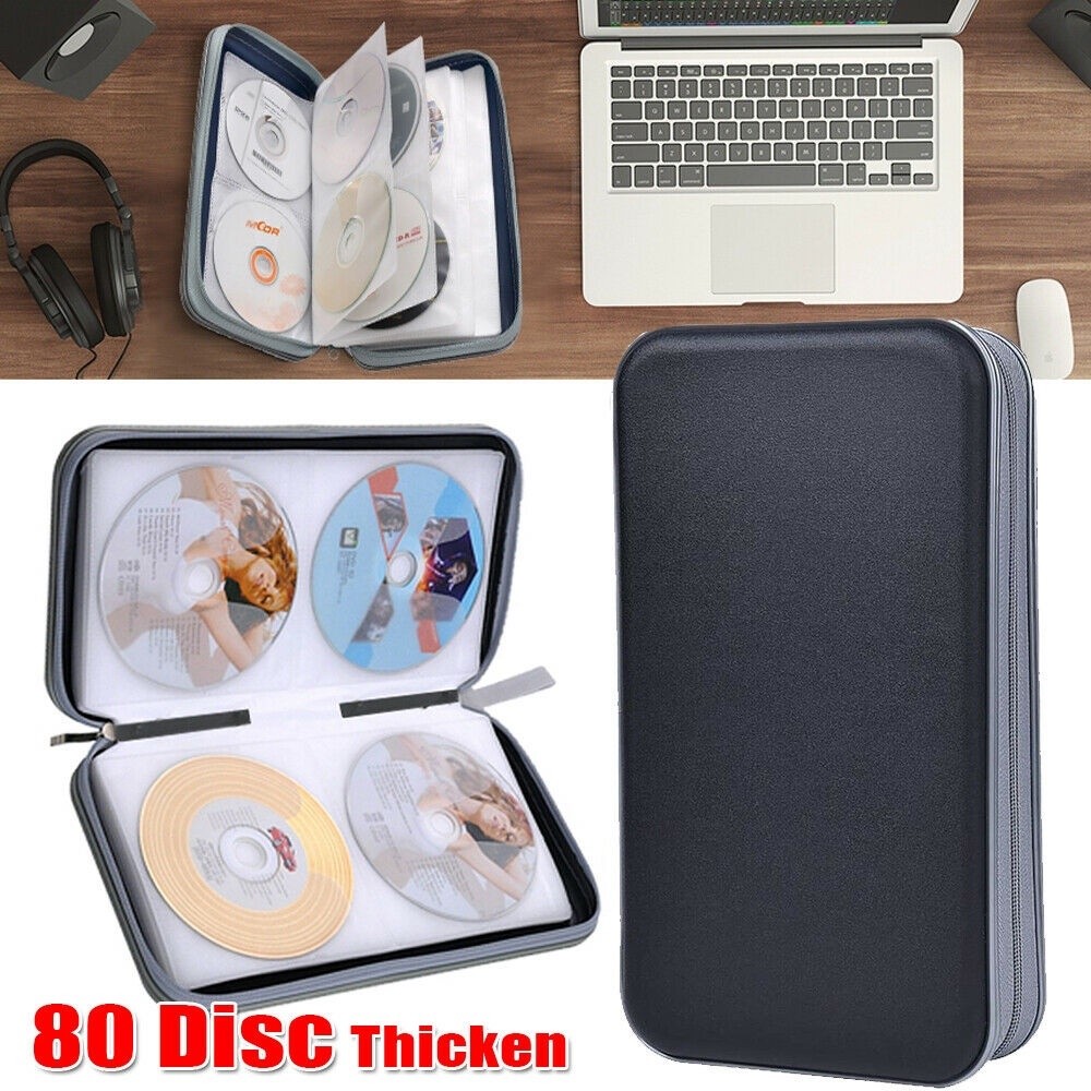 80 Disc Tempat Penyimpanan Tas Kaset DVD CD / Penyimpanan Tas Kaset Disc Storage Bag Carry DVD Holde