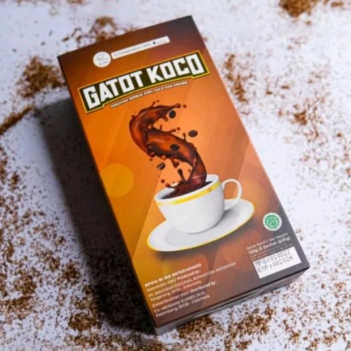 [Promo] Kopi Gatot koco 1 Box isi 5 sachet / Gatot koco Coffee - 1 Box isi 5 s